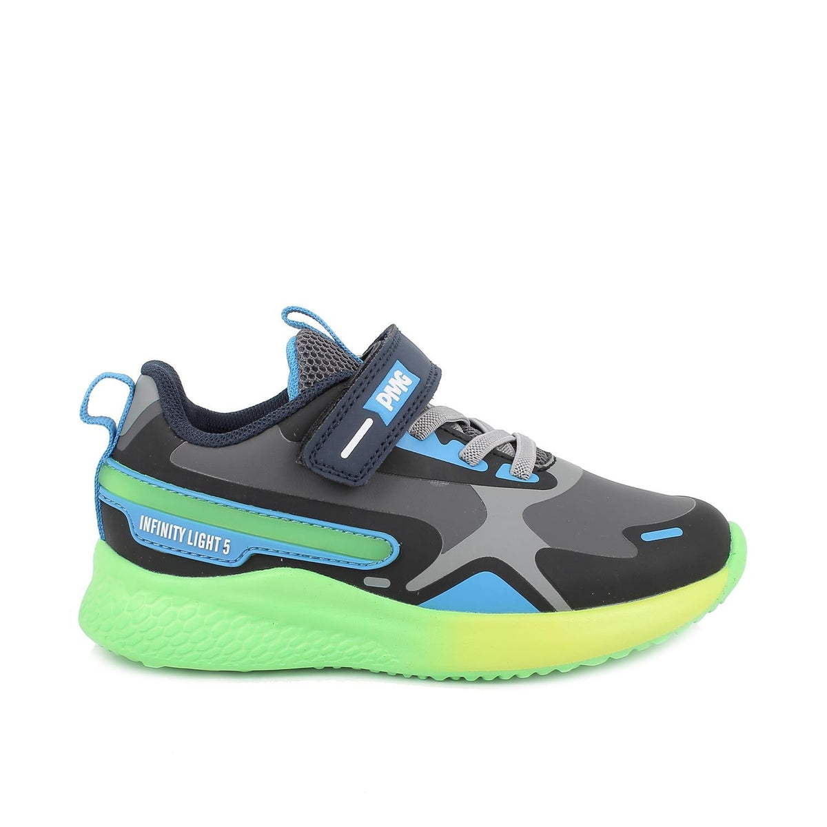 Primigi pantofi baieti sport cu LED 31-36 Grigio-nero