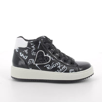 Primigi pantofi sport fete cu siret si fermoar 31-34  S.Nappa/S.Vern Nero