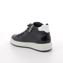 Primigi pantofi sport fete cu siret si fermoar 31-34  S.Nappa/S.Vern Nero