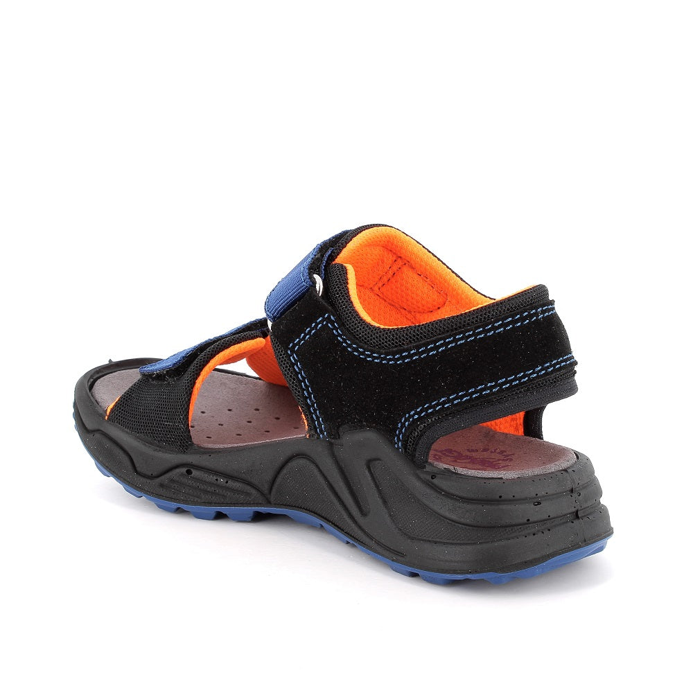 Primigi sandale baieti 27-30 Black-Light Blue