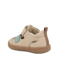 Primigi sandale baieti piele Primii Pasi Barefoot 18-25 Beige e menta