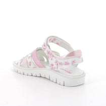 Primigi sandale fete 27-33 Bianco e Rosa cu floricele