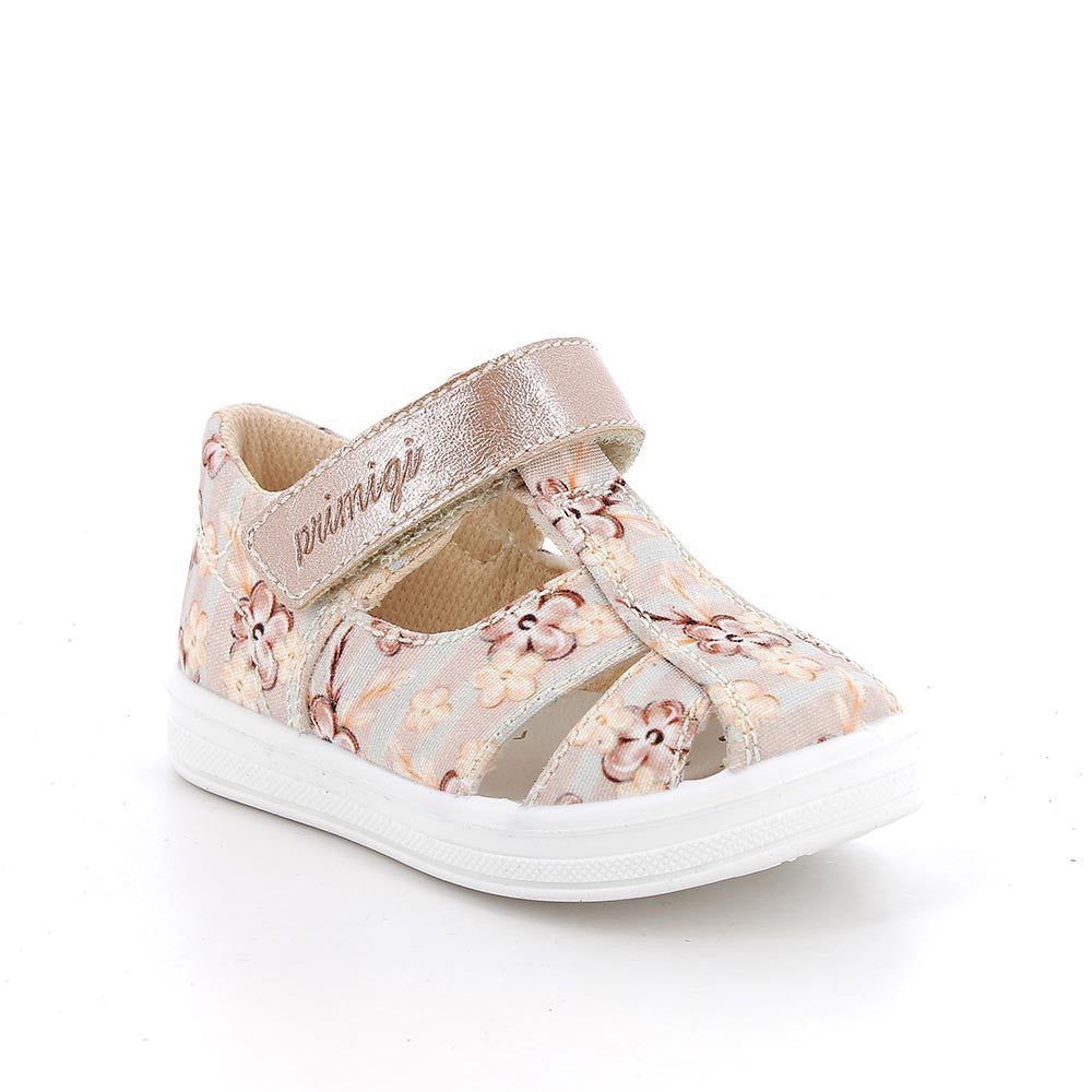 Primigi sandale fete panza 18-29 Beige E Marrone cu flori Imagine principală a produsului