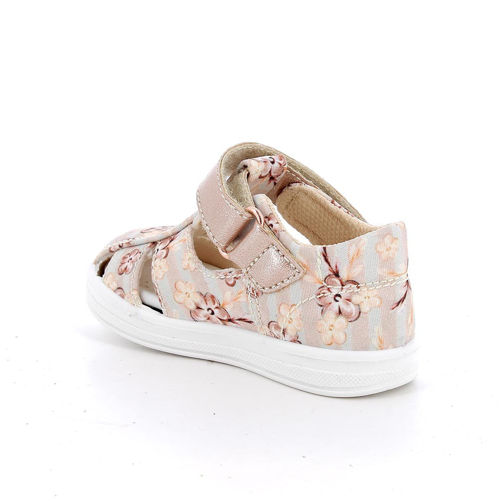 Primigi sandale fete panza 18-29 Beige E Marrone cu flori