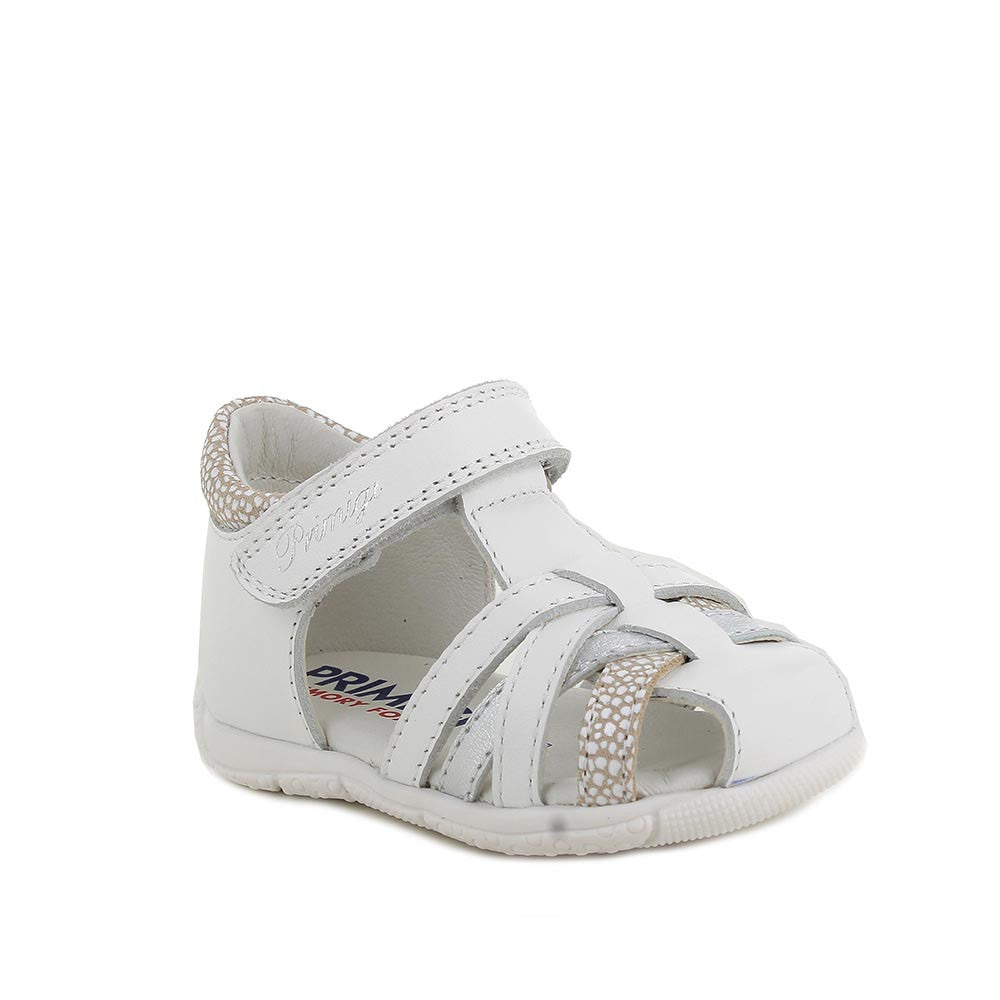 Primigi sandale fete piele Primii Pasi 18-25 Soft Bianco Imagine principală a produsului