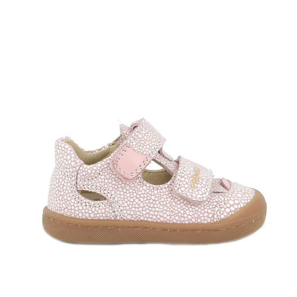 Primigi sandale fete piele Primii Pasi Barefoot 18-25 Rosa e Bianco Imagine secundară a produsului