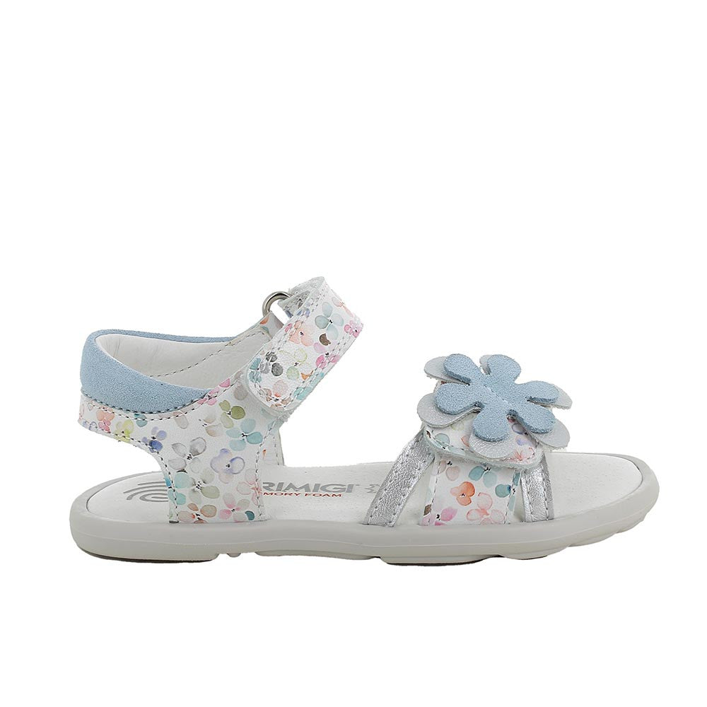 Primigi sandale fete piele Primii Pasi Barefoot 24-30 Past B Co Multicolor cu floricele