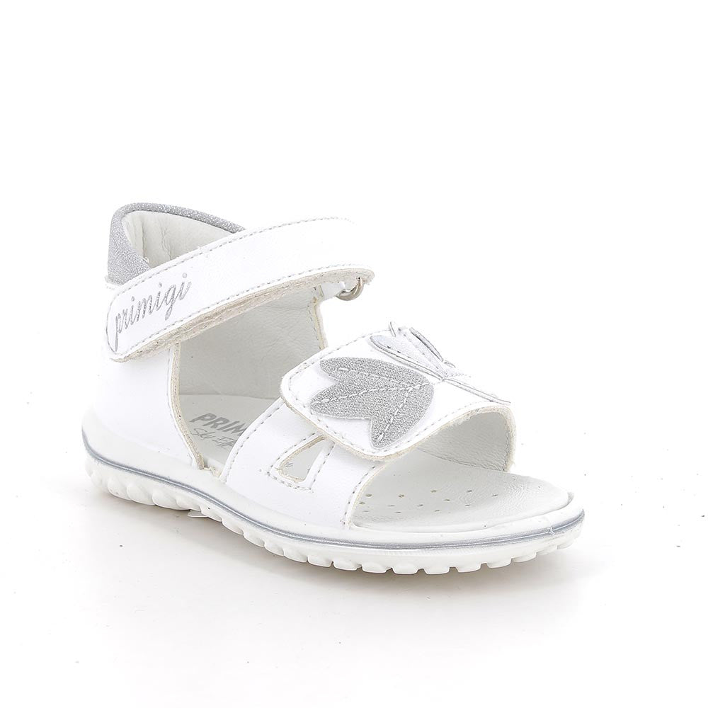 Primigi sandale fete Primii Pasi 18-25 Bianco con strap cu lalea Imagine principală a produsului