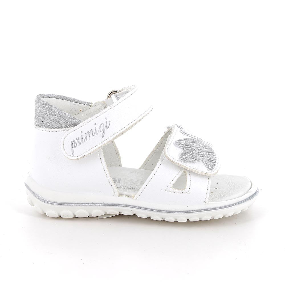 Primigi sandale fete Primii Pasi 18-25 Bianco con strap cu lalea Imagine secundară a produsului