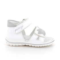 Primigi sandale fete Primii Pasi 18-25 Bianco con strap cu lalea