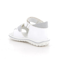 Primigi sandale fete Primii Pasi 18-25 Bianco con strap cu lalea