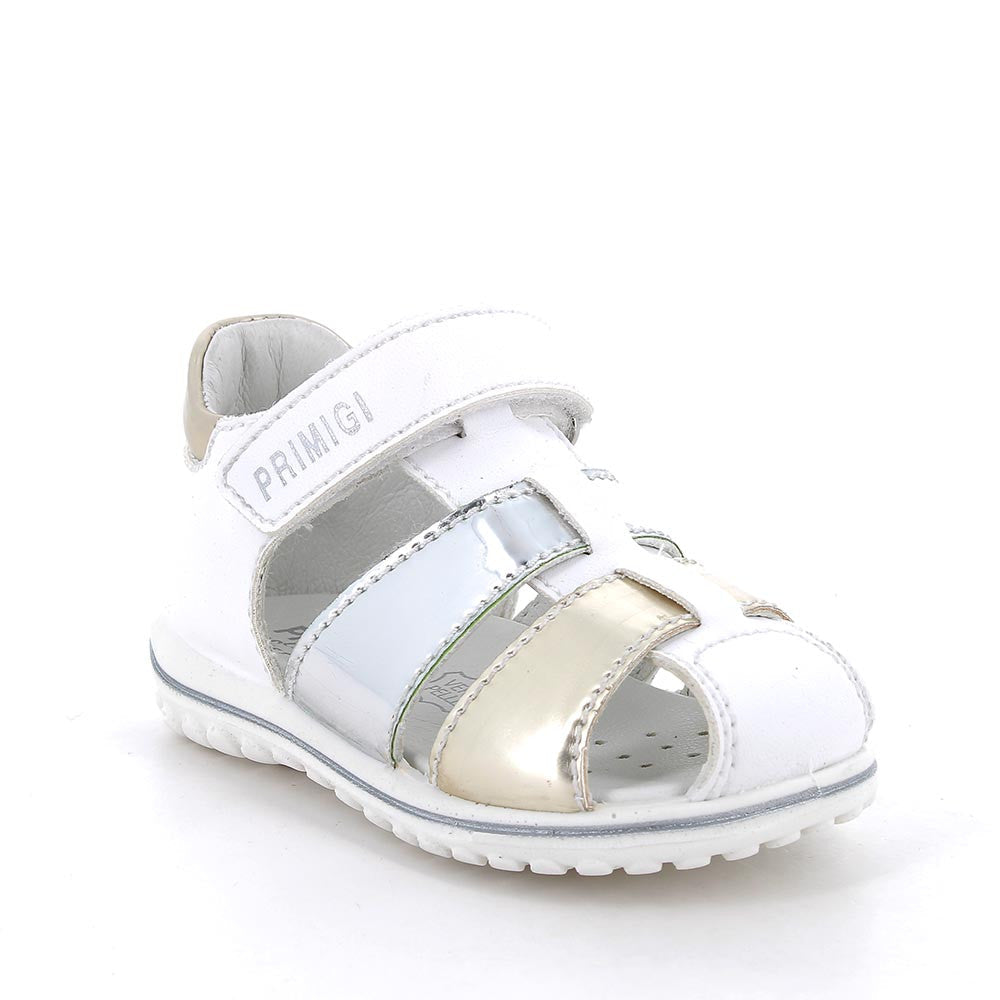 Primigi sandale fetite 19-24 White-Silver & Platinum
