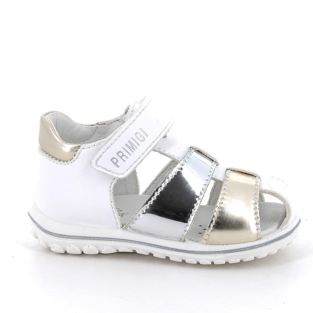 Primigi sandale fetite 19-24 White-Silver & Platinum