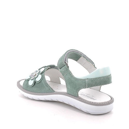 Primigi sandale fetite 36-37 Mint Green cu flori