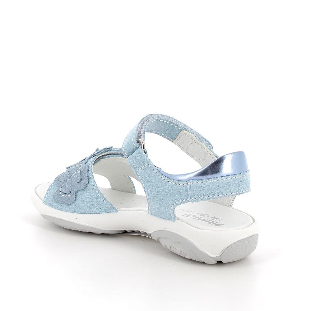 Primigi sandale fetite cu floricele 31-35 Sky BLue