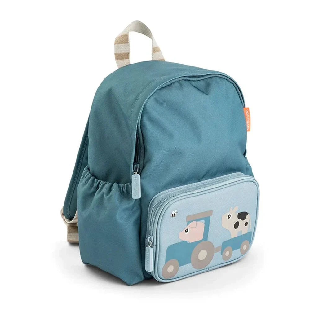 Done by Deer rucsac copii 3 ani+ Tiny Farm Blue 7,5L Imagine principală a produsului