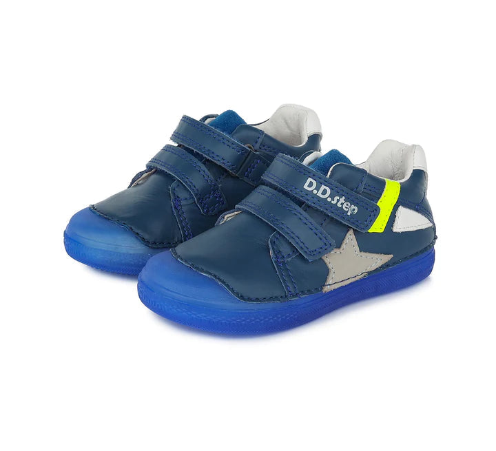 D.D.Step pantofi baieti cu scai 25-30, Bermuda Blue Imagine secundară a produsului