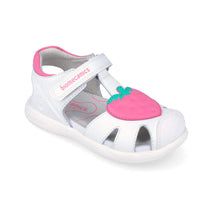 Biomecanics sandale fete Fresa 25-32 Napa Blanco cu capsuna