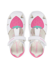 Biomecanics sandale fete Fresa 25-32 Napa Blanco cu capsuna