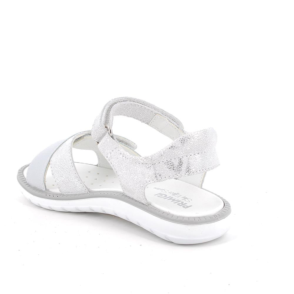 Primigi sandale fete cu piele 26-35 Argento e bianco