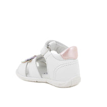 Primigi sandale fete piele Primii Pasi 18-25 Bianco cu floricele