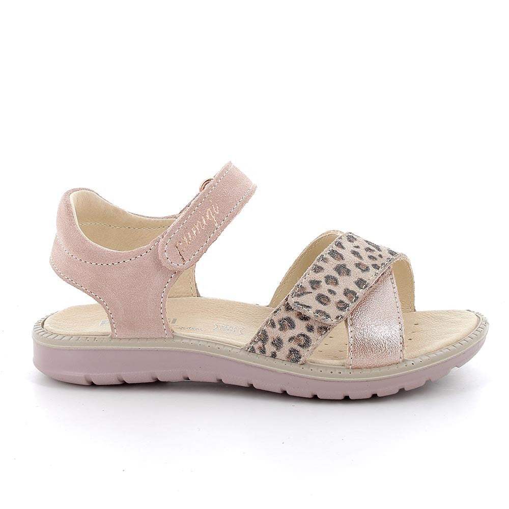 Primigi sandale fete piele 26-35 Rosa e marrone Imagine secundară a produsului
