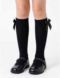 Milusie sosete fete 3/4 cu fundita 2-12 ani Black