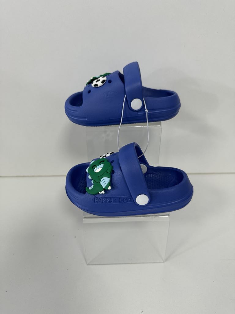 Super Cool papuci baieti 18-23 Saphire cu dino si minge