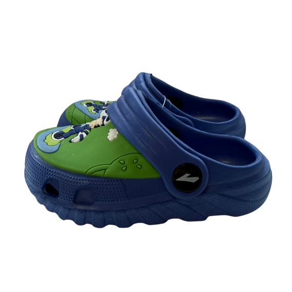 Super Cool papuci baieti tip saboti 19-23 Royal Blue cu baiat pe surf Imagine secundară a produsului