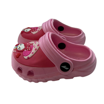 Super Cool papuci fete tip saboti 19-23 Fuxia cu ciuperca si iepuras