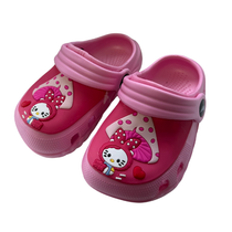 Super Cool papuci fete tip saboti 19-23 Fuxia cu ciuperca si iepuras