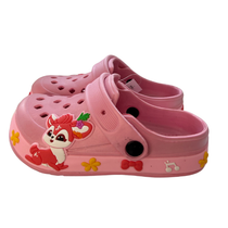 Super Cool papuci fete tip saboti 24-35 Pink cu vulpita