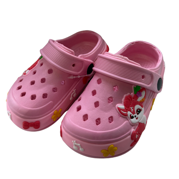 Super Cool papuci fete tip saboti 24-35 Pink cu vulpita Imagine principală a produsului