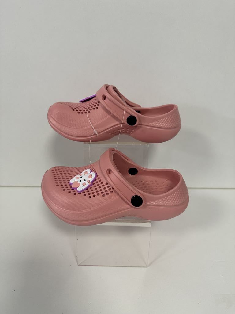 Super Cool papuci fete tip saboti 26-35, Pink cu animalut