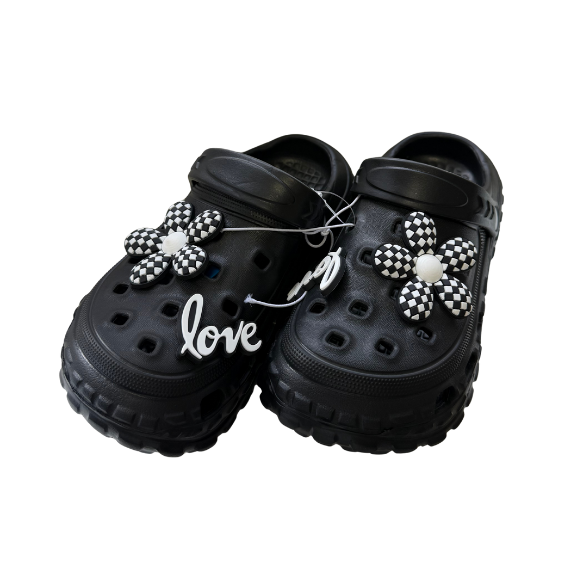 Super menő lány klumpa papucs 30-35-ös, Black Love
