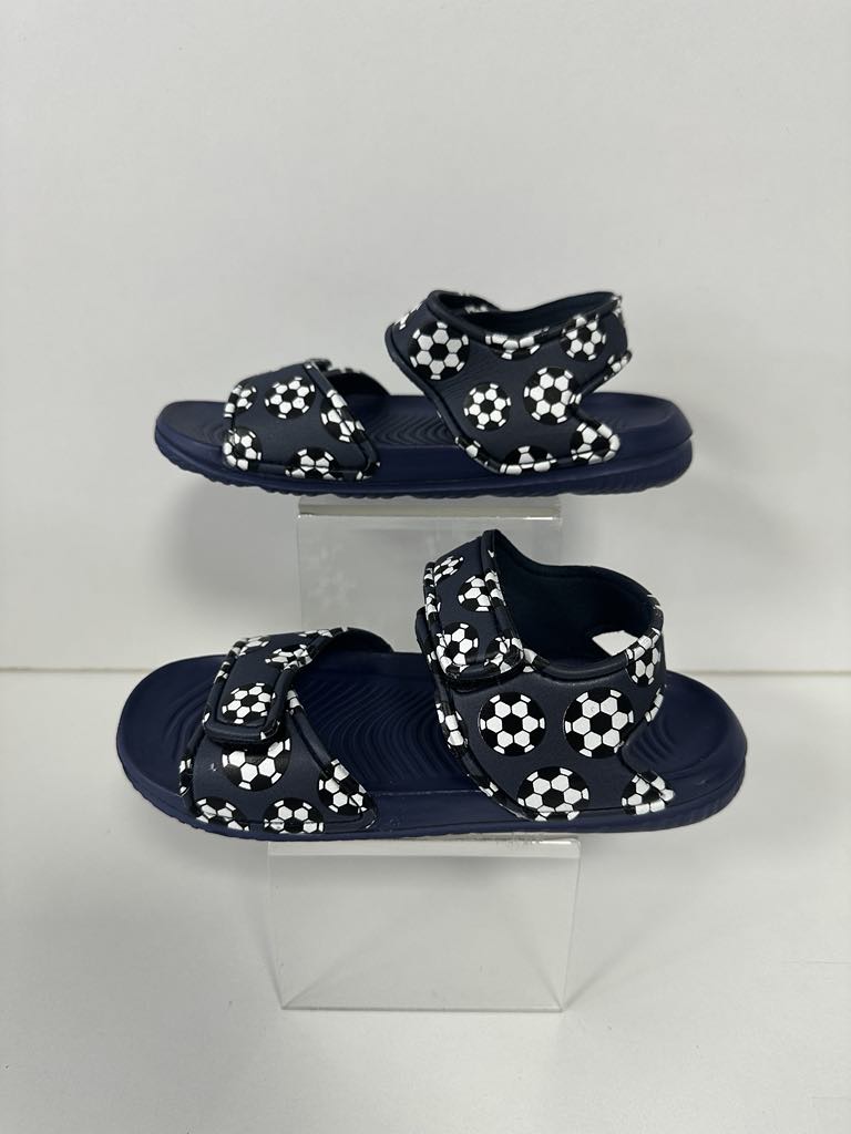 Super Cool sandale baieti din cauciuc 20-31, Navy cu minge Imagine principală a produsului