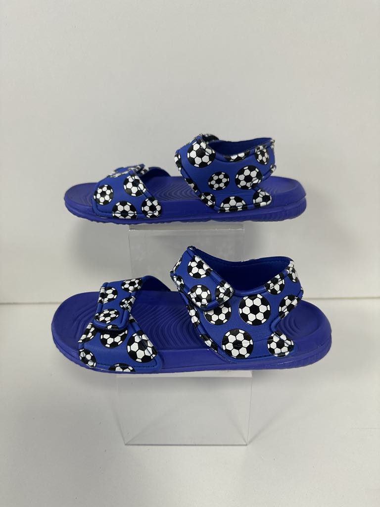 Super Cool sandale baieti din cauciuc 20-31, Royal cu minge