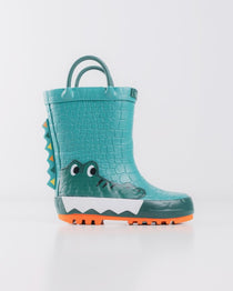 Wink cizme baieti de cauciuc 22-27 Green Aligator 