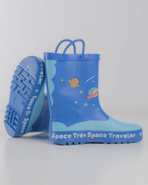 Wink cizme baieti de cauciuc 22-27 Navy Space Traveler